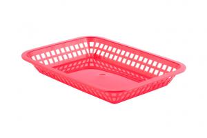 Tablecraft Grande Basket 10.75X7.75X1.5 Rectangular Red (36 Pk)