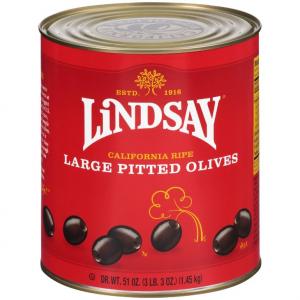 Lindsay Large Pitted 6/10, 51 Ounce (6 Pack)