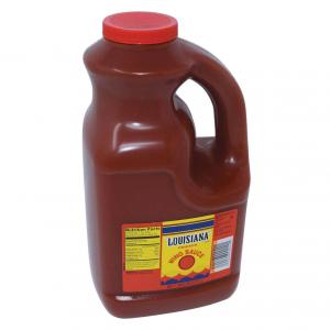 Louisiana Hot Sauce Wing Sauce, Plastic Bottles (1 Gallon Bottles, Pack Of 4)