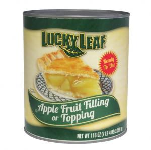 6 PACKS : Knouse Foods Lucky Leaf Apple Pie Filling, 116 Ounce