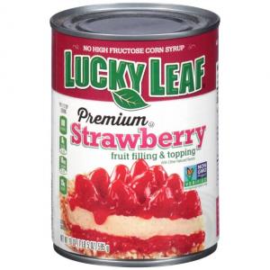 Lucky Leaf Premium Strawberry Rhubarb Fruit Filling & Topping, 2