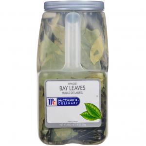 McCormick Whole Bay Leaf - 8 oz. container, 3 per case