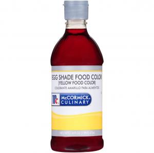 Egg Shade Yellow Food Color, 0.5 Quart Each -- 6 Per Case.