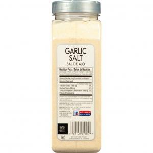McCormick Garlic Salt - 41.25 oz. container, 6 per case