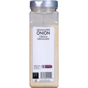 McCormick Granulated Onion, 18 oz., 6 per case