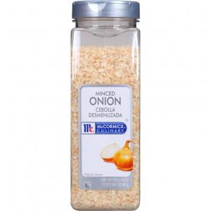 McCormick Minced Onion - 17 oz. container, 6 per case