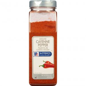 McCormick Ground Cayenne Pepper - 14 oz. container, 6 per case