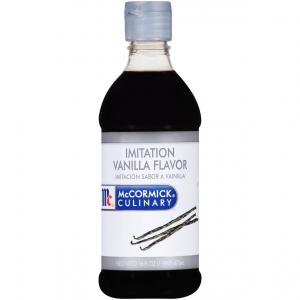 McCormick Imitation Vanilla Extract - 1 pint bottle, 6 per case