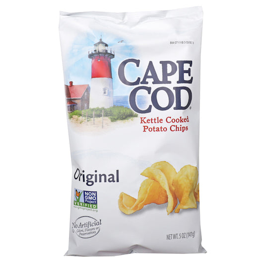 Cape Cod Original Salted Potato Chips, 8 x 5 oz Case - DOT product image 7