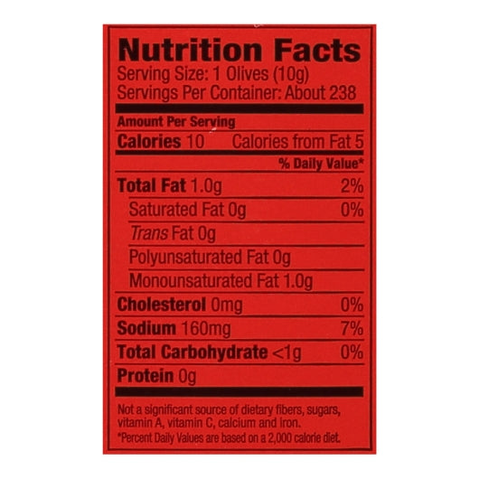 Lindsay Stuffed Queen Imported 80/90 Olives Bulk, 4 x 80 oz Case - DOT product image 6