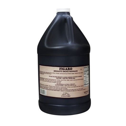 Figaro Mesquite Liquid Smoke and Marinade Sauce Bulk, 4 x 128 fl oz Case - DOT product image 2