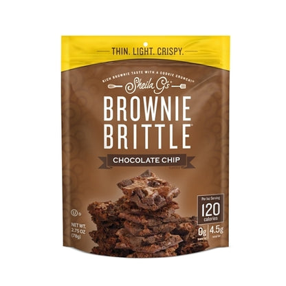 Sheila G's Chocolate Chip Brownie Brittle, 8 x 8 each Case - DOT product image 3