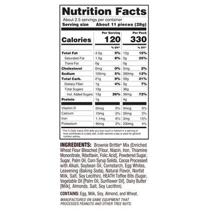 Sheila Gs Toffee Crunch Brownie Brittle, 8 x 2.75 oz Case - DOT product image 5