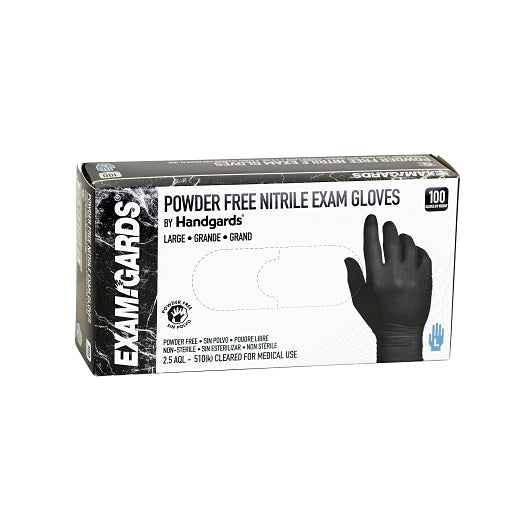 Examgards Exam Grade NITRILE Black Large Glove, 10 x 100 x 100 each Case - DOT product image 2