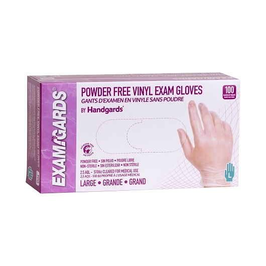 Handgards Large Clear Handgards Vinyl Powder Free Large Glove, 10 x 100 x 100 each Case - DOT product image 2