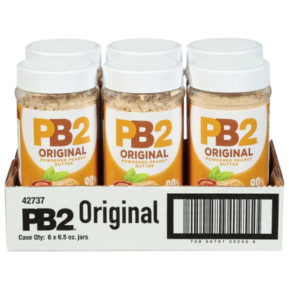 PB2 Foods ORIGINAL POWDERED PEANUT BUTTER, 6 x 6.5 oz Case - DOT product image 6