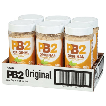PB2 Foods ORIGINAL POWDERED PEANUT BUTTER, 6 x 6.5 oz Case - DOT product image 8