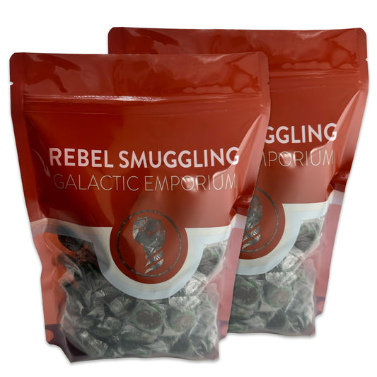 Chocolate Candy Mints Bulk 4lb Bag of Chocolate Mints Individually Wrapped by Rebel Smuggling Galactic Emporium.