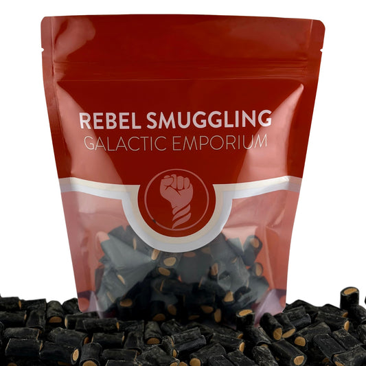 Salmiak Licorice 1lb Bulk Bag by Rebel Smuggling Galactic Emporium