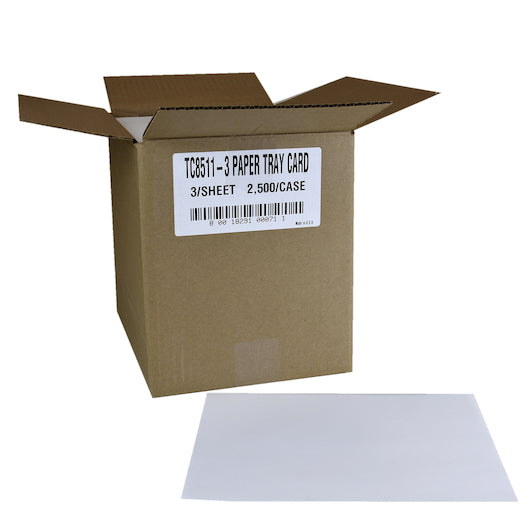 NCCO National Checking 8.5 Inch X 11 Inch Paper Tray Cards, 1 x 2500 each Case - DOT product image 8