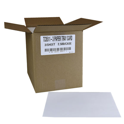NCCO National Checking 8.5 Inch X 11 Inch Paper Tray Cards, 1 x 2500 each Case - DOT product image 8