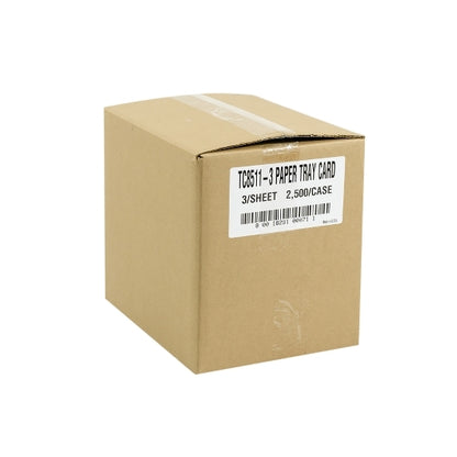 NCCO National Checking 8.5 Inch X 11 Inch Paper Tray Cards, 1 x 2500 each Case - DOT product image 3