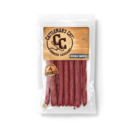 Cattlemen's Double Smoked Sticks, 8 x 12 oz Case - Meat Snacks