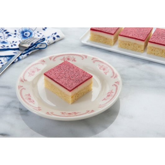 Eli's Cheesecake DAIRY FREE VEGAN LEMON RASPBERRY CHEESECAKE, 20 Slices per Cheesecake, 4 x 48 oz Case - Bakery &