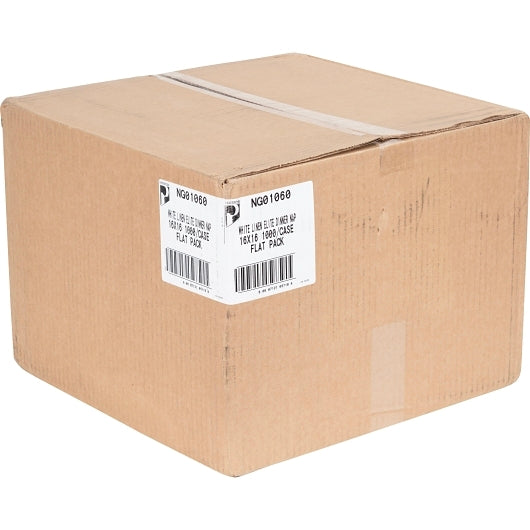 Paterson Elite White Linen Dinner Napkin, 1000 x 1 each Case - Plates Bowls