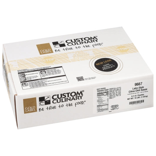 Custom Culinary Gold Ready-to-Use Gluten Free Latin-Style Citrus Chili Sauce, 8 x 2 lb Case - DOT product image 5