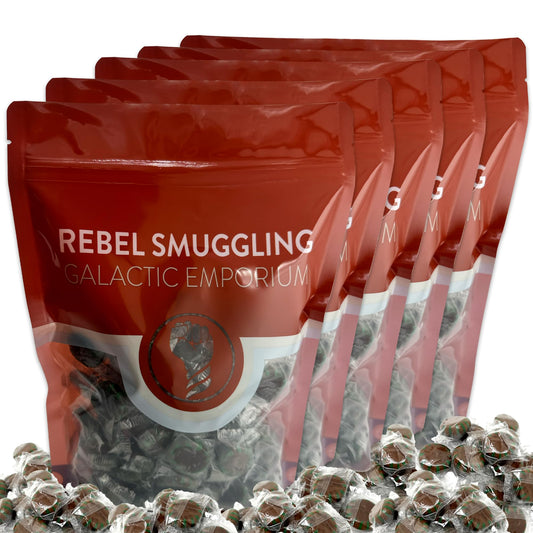 Chocolate Candy Mints Bulk 10lb Bag of Chocolate Mints Individually Wrapped by Rebel Smuggling Galactic Emporium.