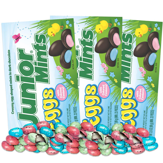 Easter Candy Chocolate Mints Eggs Set of 3 x Theater Candy Boxes