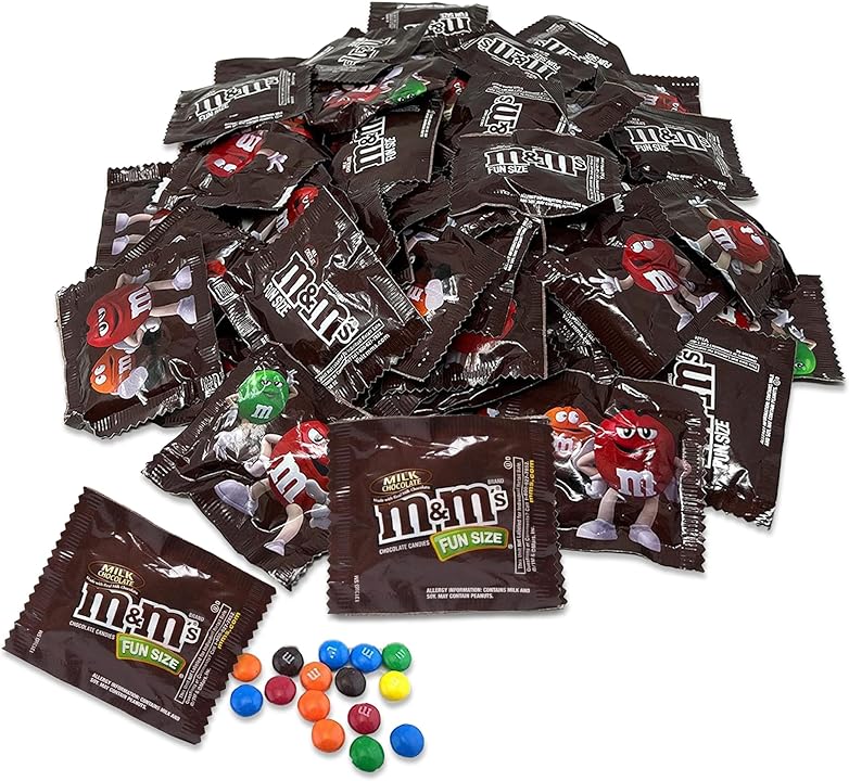 M&M's Milk Chocolate Funsize Individually Wrapped 2lbs