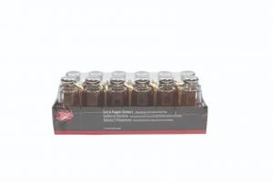 Tablecraft C155-12 2 oz/57 G Paneled Glass S&P Shaker 12 Pk