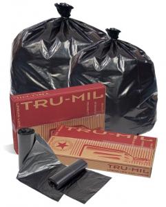 5 PACKS : Pitt Plastics Linear Low Black Perforated Coreless Rol