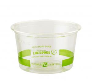 World Centric CP-CS-4S 100% Compostable Ingeo Souffle Cups, 4 oz., Clear (Pack of 1000)