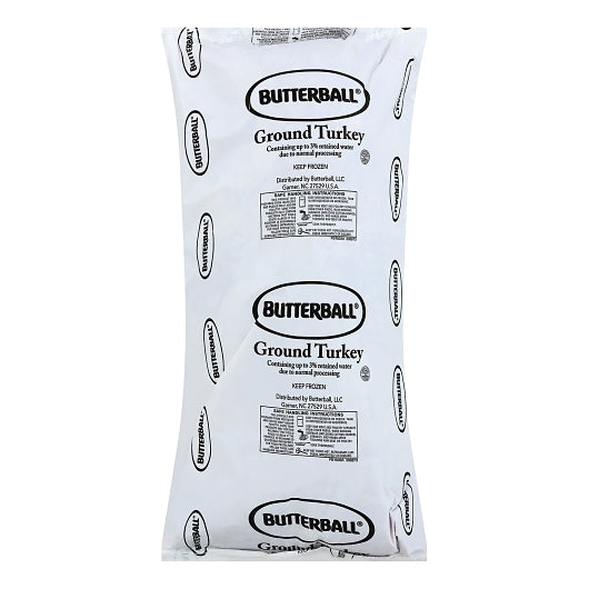 Butterball Coarse Ground Turkey, 2 x 10 lb Case - Frozen Meat & Seafood