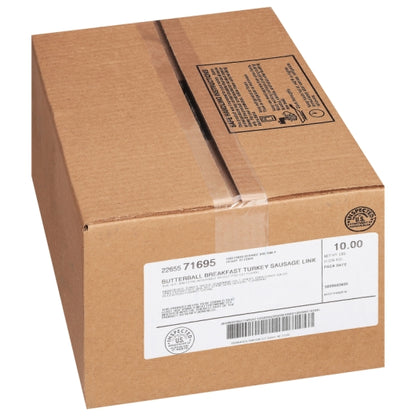 Carolina Breakfast Turkey Breakfast Sausage Link, 2 x 5 lb Case - DOT product image 4