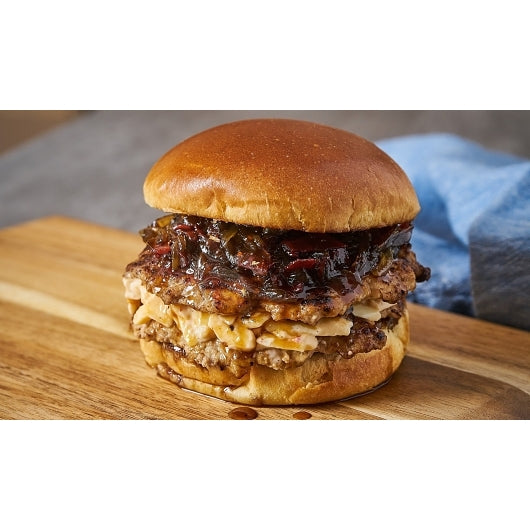 Butterball Savory White Turkey Burger, 30 x 5.33 oz Case - GS1 prepared product image