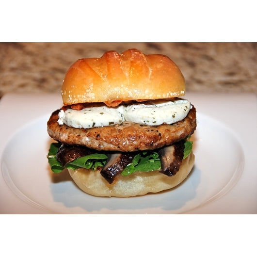 Carolina Mediterranean Turkey Mediterranean Style Turkey Patty Burger, 30 x 5.33 oz Case - DOT product image 4