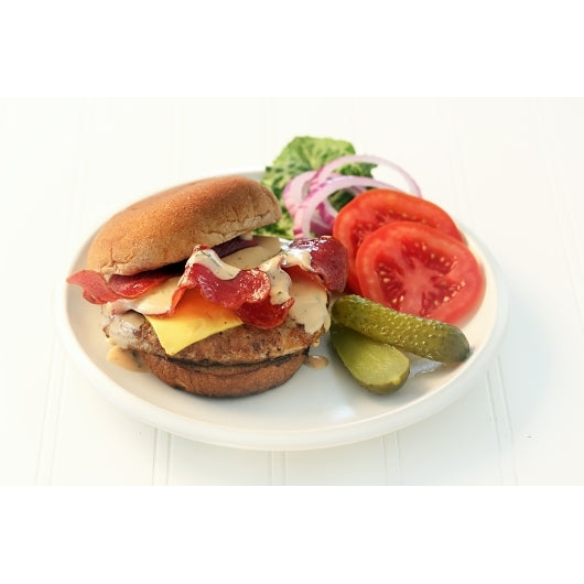 Carolina Mediterranean Turkey Mediterranean Style Turkey Patty Burger, 30 x 5.33 oz Case - DOT product image 5
