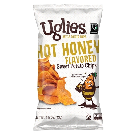 Uglies Hot Honey Sweet Potato Kettle Chips Peg Bags, 10 x 1.5 oz Case - Pantry Ingredients - image 2