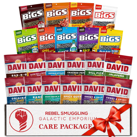 Sunflower Seeds Variety 21 Pack Care Package Gift Basket by Rebel Smuggling Galactic Emporium