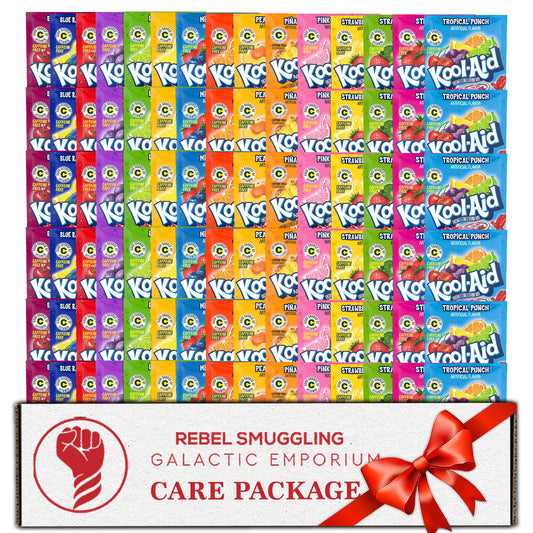 Drink Mix Packets Variety 90 Pack Gift Basket Care Package by Rebel Smuggling Galactic Emporium- Includes 6 Packets Each of 15 Flavors