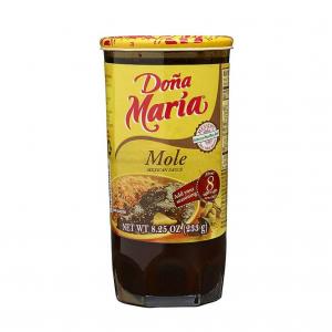 DONA MARIA Mole Regular Paste, 8.25 Ounce (Pack of 12)