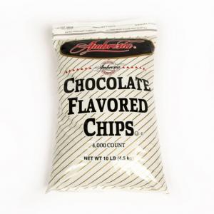 Ambrosia Drops Chocolate Flavor Chips (10 Lbs. Single Pack, 4000 Count Chips)