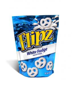 Flipz White Fudge Covered Pretzel, 5 Ounce (Pack of 6)
