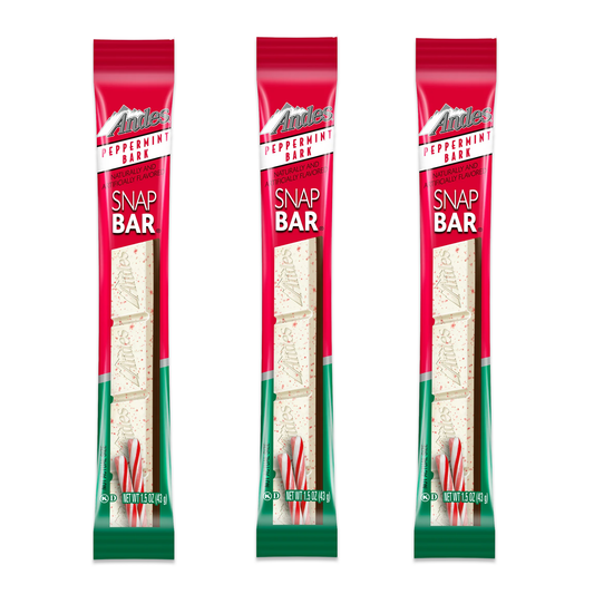 Andes Peppermint Bark Snap Bar 1.5 oz (Pack of 3)