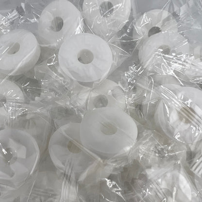 Peppermint Hard Candy Rings Bulk 2lb Bag - Individually Wrapped Mints