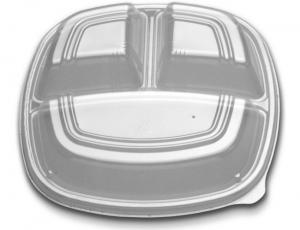 Forum 3 Compartment High Lid Only, 10 inch - 160 per case.